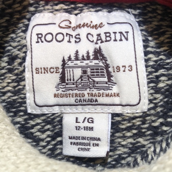 ROOTS button  up Cabin Cardigan sweater - Picture 6 of 6